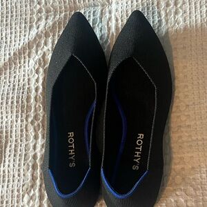 Rothy's The Point II Black Flats